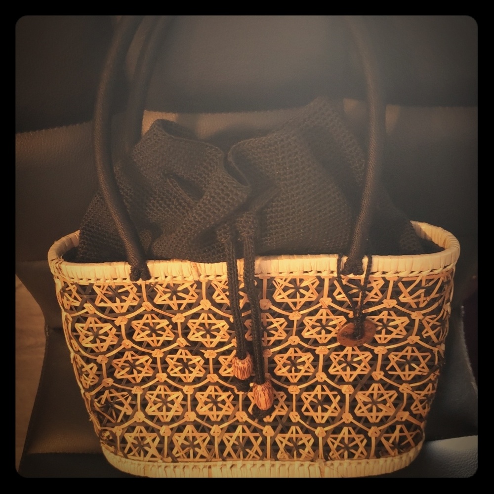 The Sak purse Basket Weave